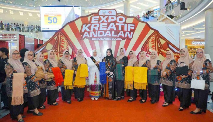 Dekranasda Luwu Tampilkan Wastra Luwu pada Pembukaan Expo Kreatif Andalan Sulsel 2025