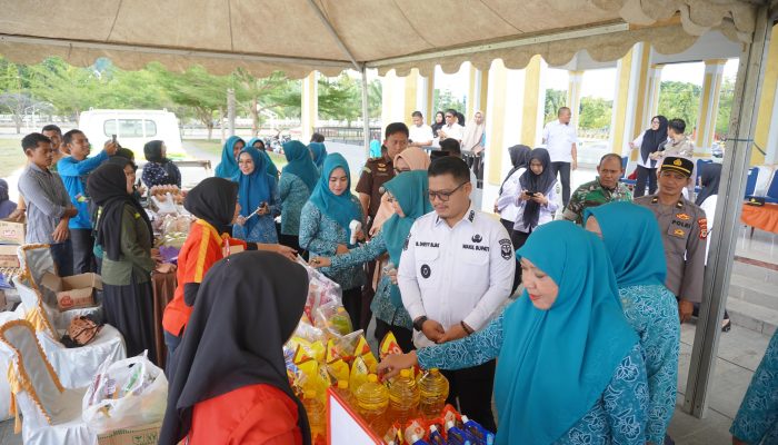 Wabup Luwu Tinjau Gerakan Pangan Murah, Jaga Stabilitas Harga Jelang Ramadan