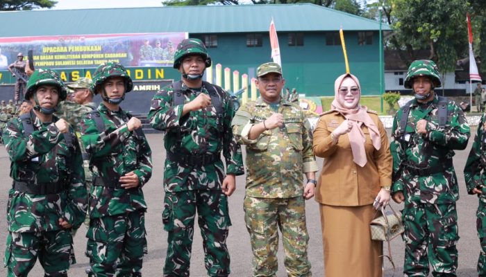 Bupati Luwu Hadiri Pembukaan Latsarmil Komcad ASN dan Kepala Desa Tahun 2026