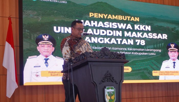Bupati Luwu Harap Mahasiswa KKN Jadi Agen Perubahan di Desa