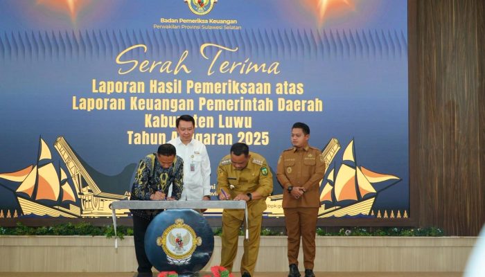 Tak Pernah Putus Sejak 2015, Luwu Kembali Raih Opini WTP