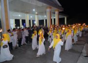 Sambut Tahun Baru Islam, Ribuan Warga Luwu Ikuti Pawai Obor Penuh Khidmat
