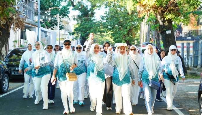 Dekranasda Luwu Ambil Bagian di Jalan Sehat Anti Mager, Perkuat Sinergi UMKM Nasional