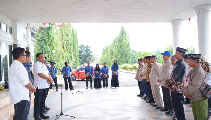 Bupati Luwu Lepas Kontingen PENAS Petani Nelayan XVII ke Gorontalo