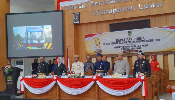 HUT ke-67 Luwu, Gubernur Sulsel Umumkan Pembangunan RS Regional dan Bantuan Rp10 Miliar